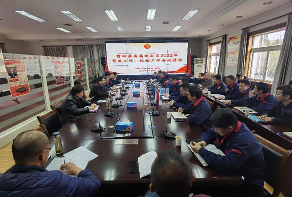 公司召開會議傳達(dá)集團(tuán)公司黨建工作、紀(jì)檢工作會議精神